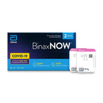 BinaxNOW COVID-19 Antigen Rapid Self-Test At Home Kit (Each Box Contains 2 Tests)
