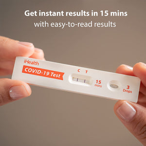 IHEALTH COVID-19 Rapid Antigen Self Test At Home Kit (Each Box Contains 2 Tests)